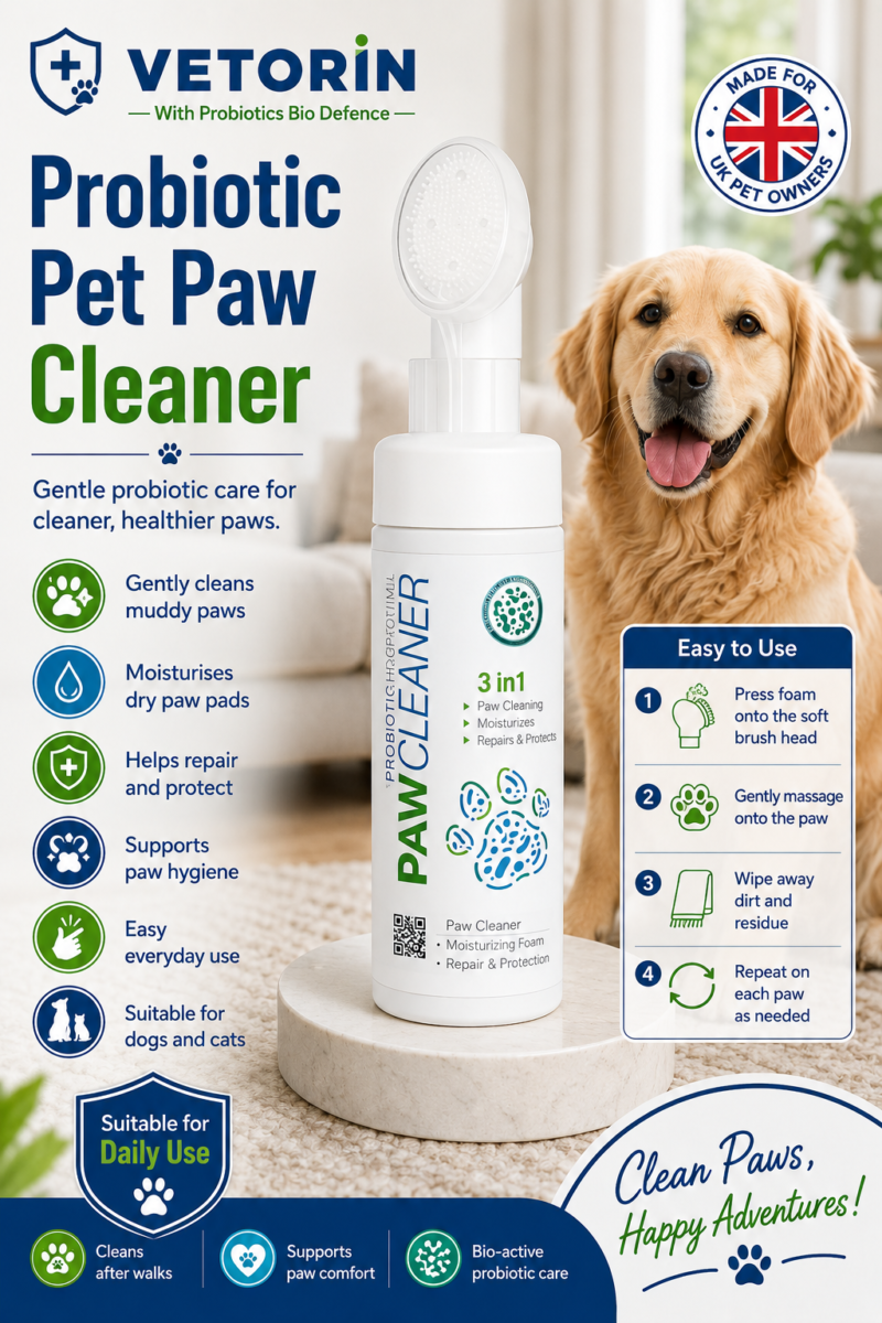 35 Vetorin Paw Cleaning Foam – 200 ml