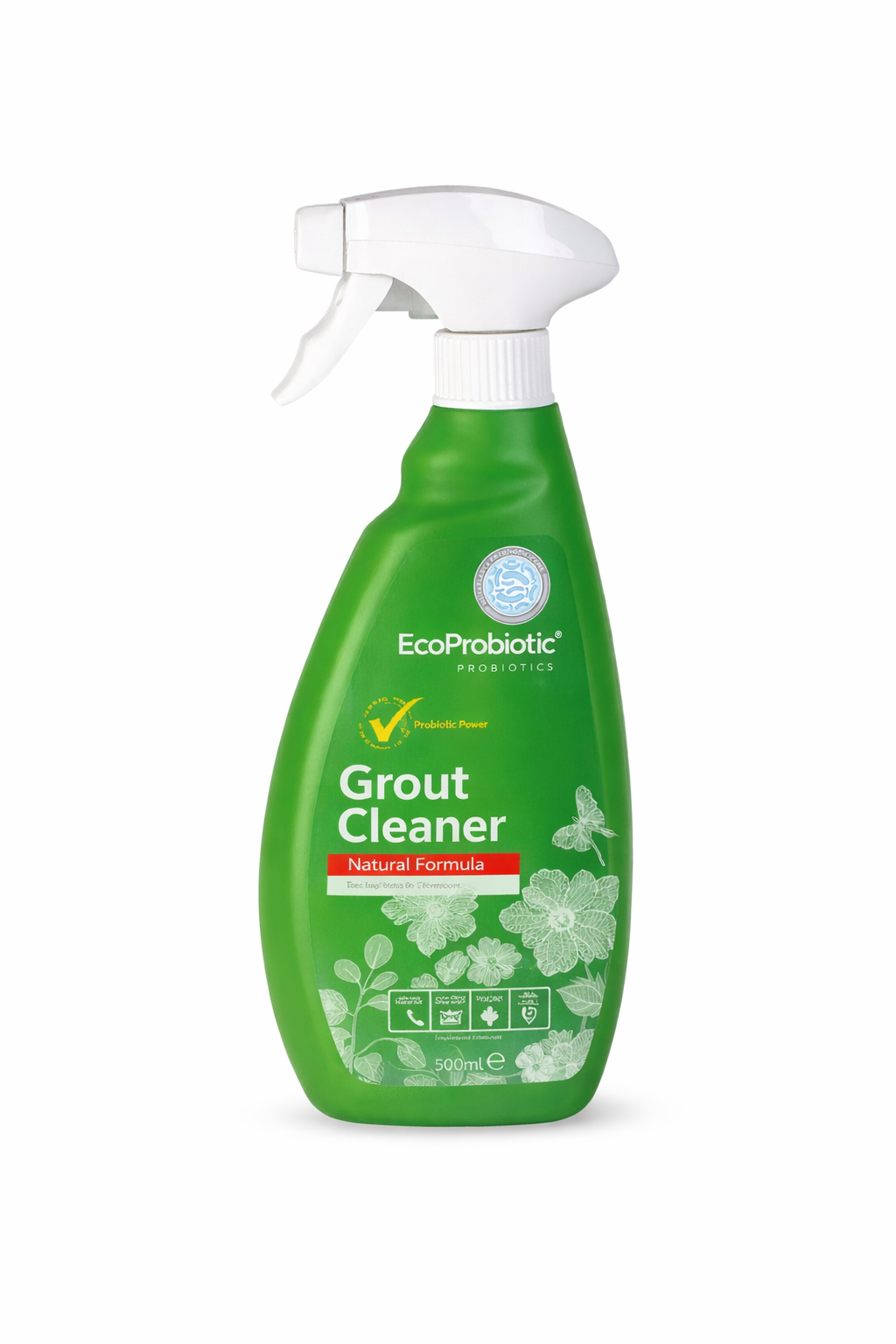 EcoProbiotic Probiotic Grout Cleaner Spray bottle for tile and grout renewal