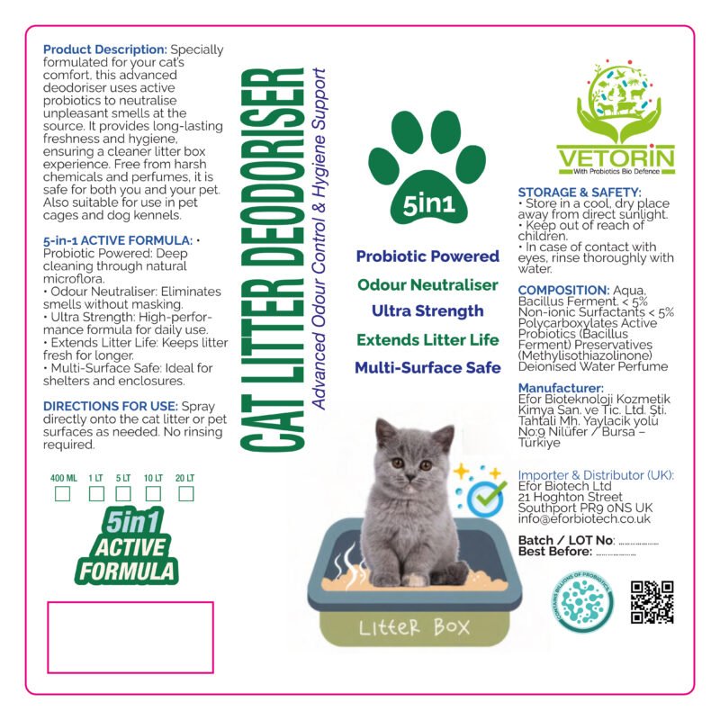 Cat Litter Cleaner and Deodorizer